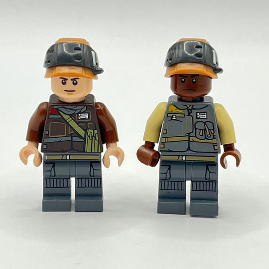 LEGO Private Calfor and Corporal Tone, Star Wars, Minifigure (sw0805, sw0806) - Marked