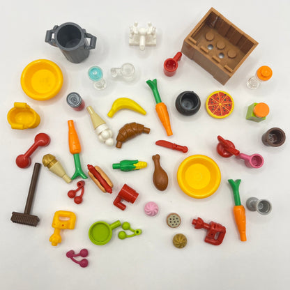 LEGO Food / Kitchen Bundle, Mixed Pieces (40 Pieces)