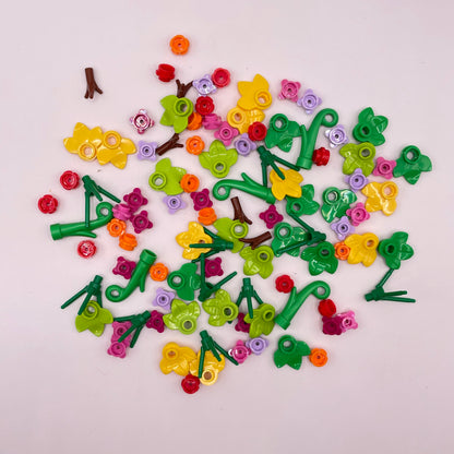 LEGO Small Plant Pack, Mixed Flowers, Stems, Leaves, 100 Pieces