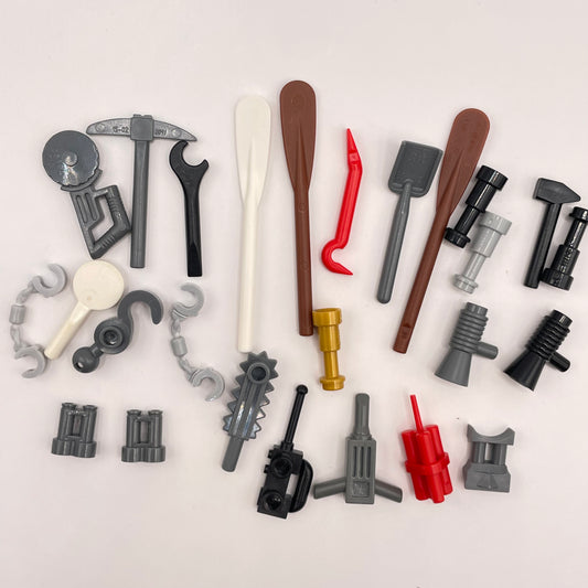 LEGO Mixed Tools, Minifigure Accessories, 26 Pieces