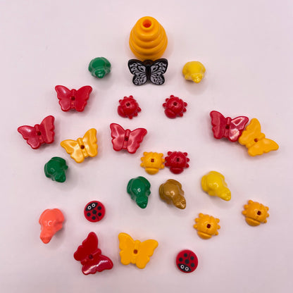 LEGO Frogs, Bugs, Butterflies, Mixed Colours, 25 Pieces