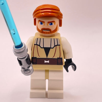 LEGO Obi-Wan Kenobi, Star Wars, Minifigure (sw0197) - Cracked Torso