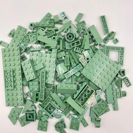 LEGO Mixed Bricks, Sand Green, Approx. 120g