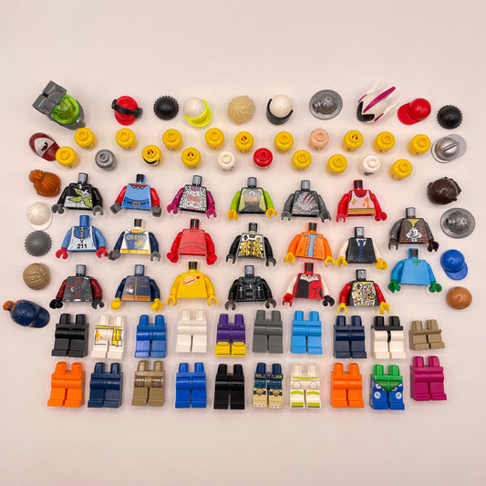 LEGO Build a Minifigure, Mix and Match City Figures, Set of 20