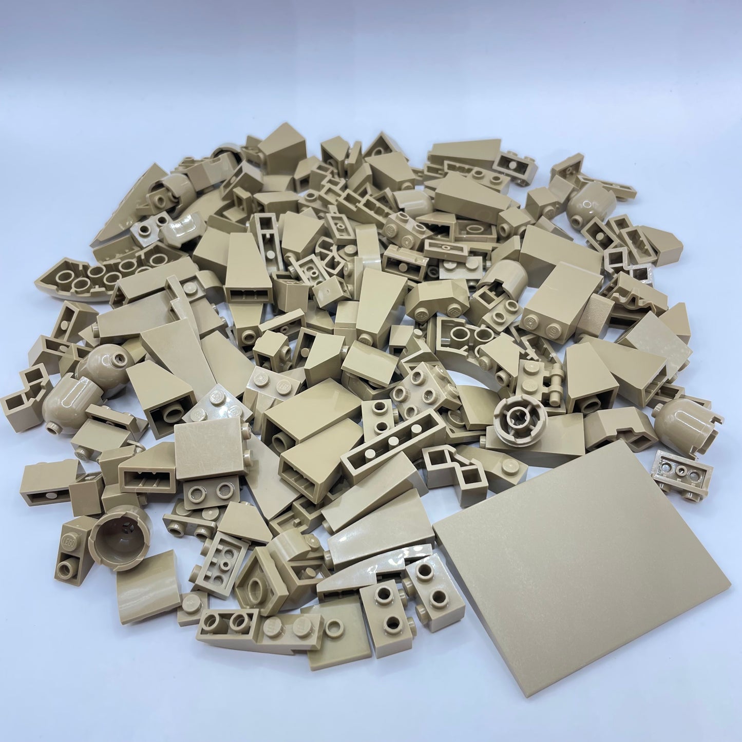 LEGO Mixed Pieces, Dark Tan, Approx. 180g