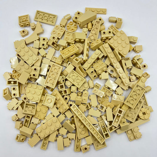 LEGO Tan, Mixed Bricks, Approx. 130g