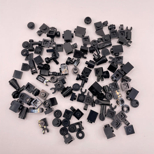 LEGO Greebling, Black, 100 pieces