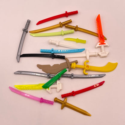 LEGO Swords, Mixed, Tools and Weapons, Minifigure, 20 Pieces