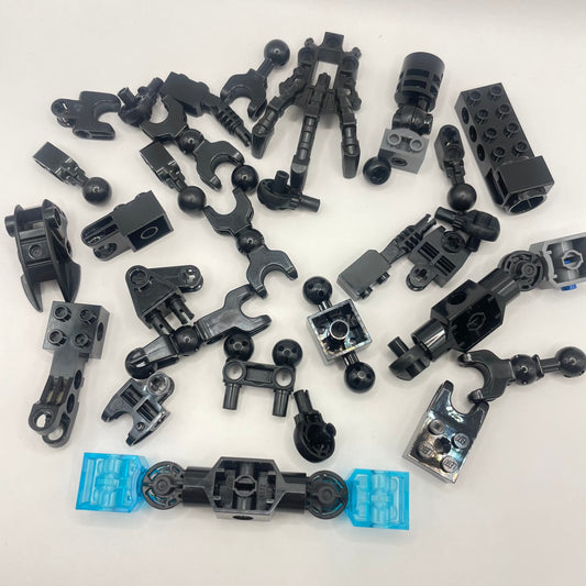 LEGO Bionicle Ball Connections, Black, Approx. 70g