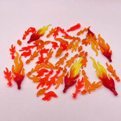 LEGO Trans-Mixed Colours Flames,  50 Pieces