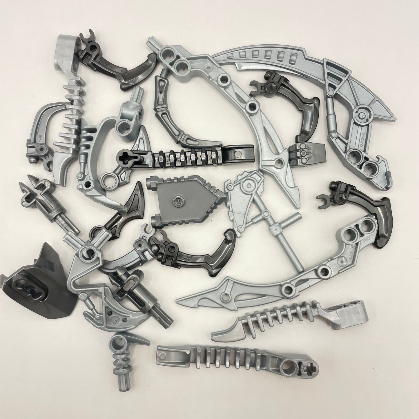 LEGO Bionicle, Mixed Grey and Silver, 25 Pieces