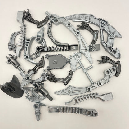 LEGO Bionicle, Mixed Grey and Silver, 25 Pieces