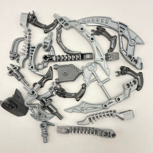 LEGO Bionicle, Mixed Grey and Silver, 25 Pieces