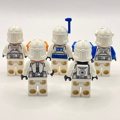 LEGO Mixed Clone Troopers, 501st, Star Wars, Minifigure (Pack of 5)