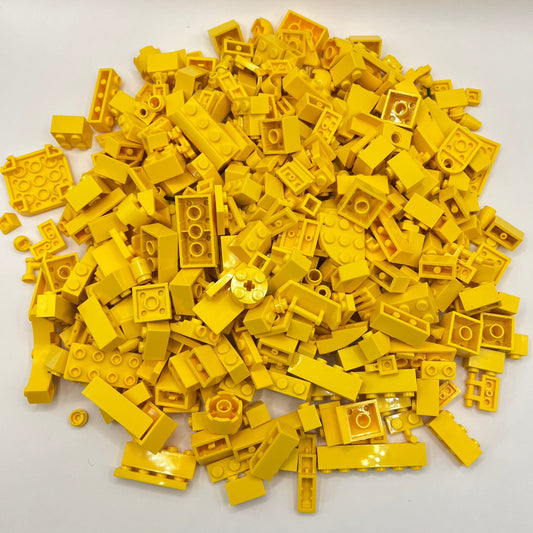 LEGO Yellow, Mixed Pieces, Approx. 330g