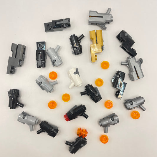 LEGO Mixed Shooters / Projectile Launchers, Minifigure Accessories, 20 Pieces