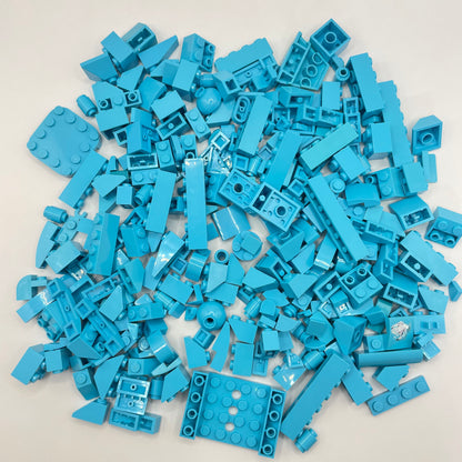 LEGO Mixed Pieces, Medium Azure, Approx. 170g