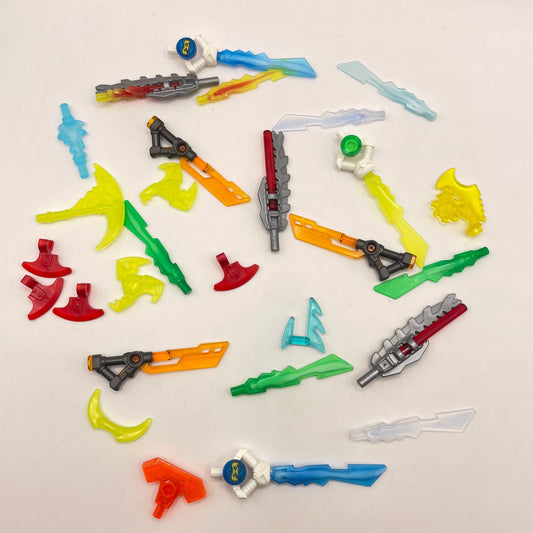 LEGO Transparent Swords and Weapons, 28 Pieces