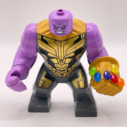 LEGO Thanos - Smile, Gold Fist, Super Heroes, Minifigure, Big Fig (sh0733)