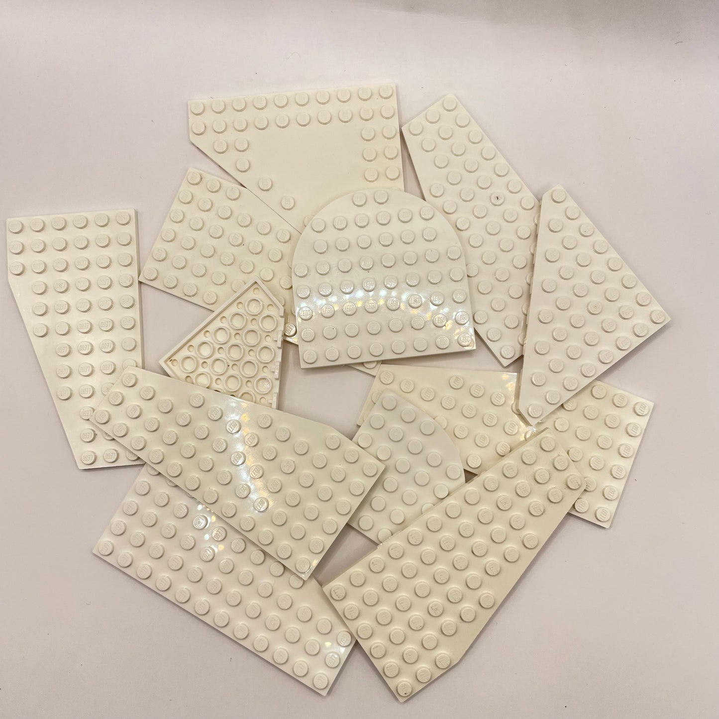 LEGO Wings Plates, White, Approx. 80g