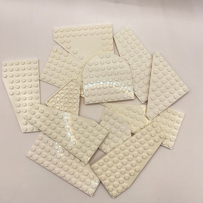 LEGO Wings Plates, White, Approx. 80g