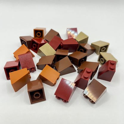 LEGO Slopes 2x2x2, Earth Toned, Approx. 50g