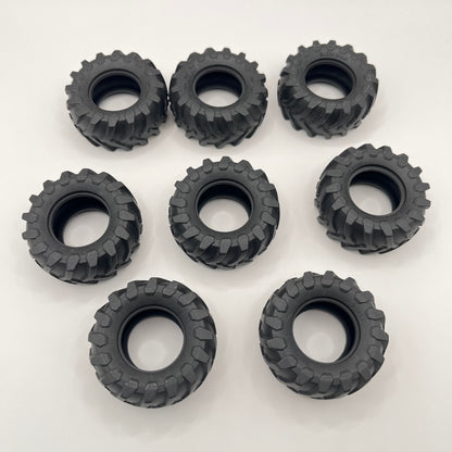 LEGO Tyres, 56 x 26, Black, Vehicle, 8 Pieces,