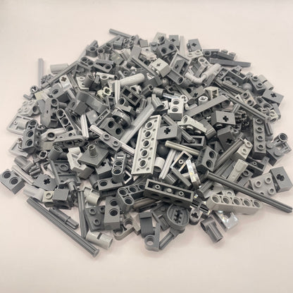 LEGO Medium Technic, Mixed Grey, Approx. 200g