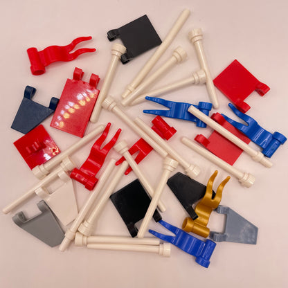 LEGO Castle Flags / Poles, 34 Pieces