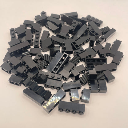 LEGO Short  Bricks, 1x Wide, Black, Approx. 100g