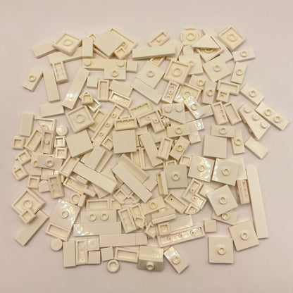LEGO Mixed Tiles, White, Approx. 50g