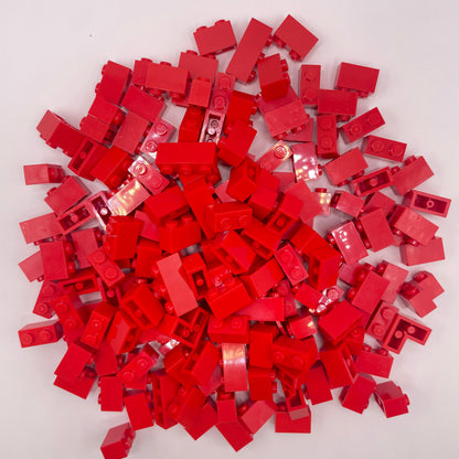 LEGO 1x,Short, Bricks, Red, Approx. 140g