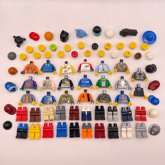 LEGO Build a Minifigure, Mix and Match City Figures, Set of 20