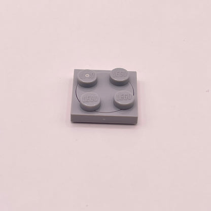 LEGO Light Bluish Grey on Light Bluish Grey, Turntable, 1 piece