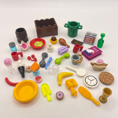 LEGO Food / Kitchen Bundle, Mixed Pieces (40 Pieces)