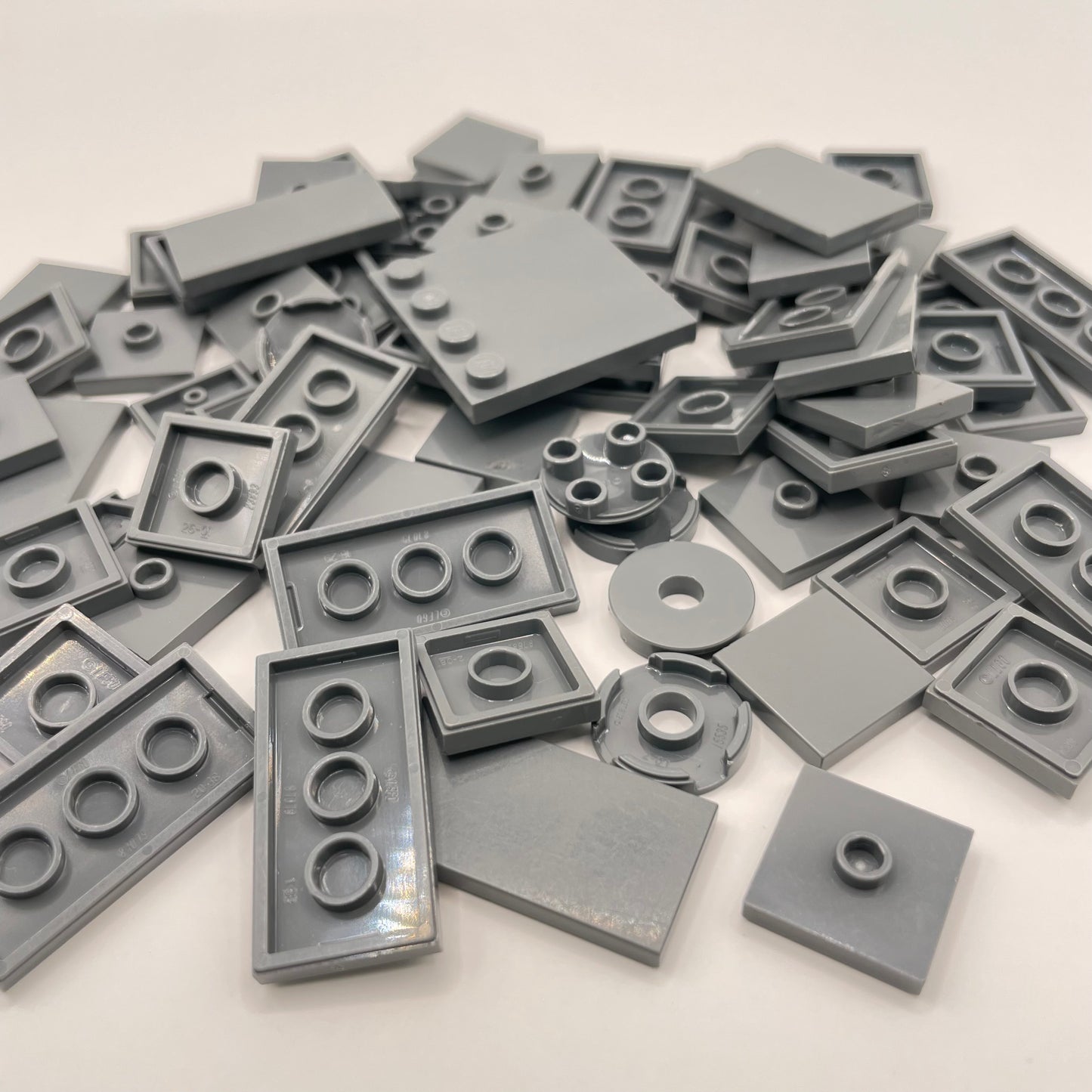 LEGO Tiles, 2x Wide, Dark Bluish Grey, Approx. 40g