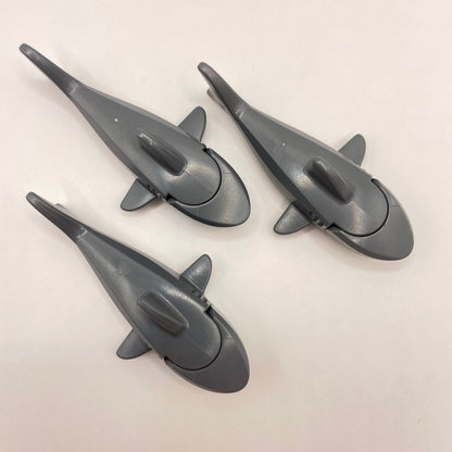 LEGO Sharks with Gills, Dark Bluish Grey, 3 Pieces