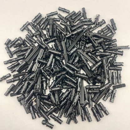 LEGO Pins and Axles, Black, Technic, Approx. 50g