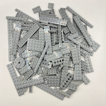 LEGO Light Bluish Grey, Plates, Approx. 180g