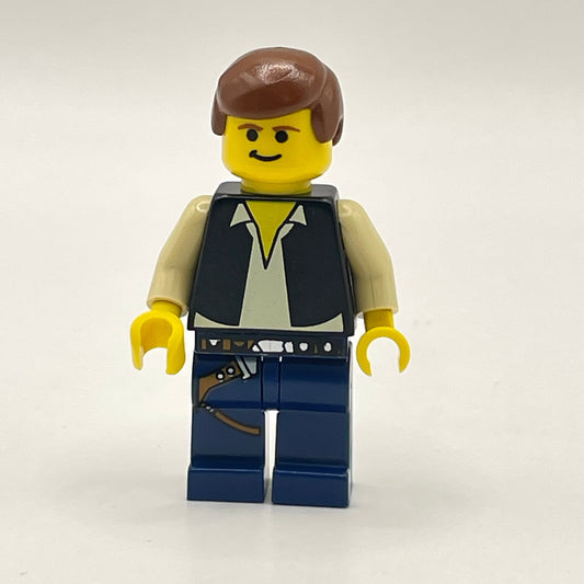 LEGO Han Solo, Dark Blue Legs, Star Wars, Minifigure (sw0111)