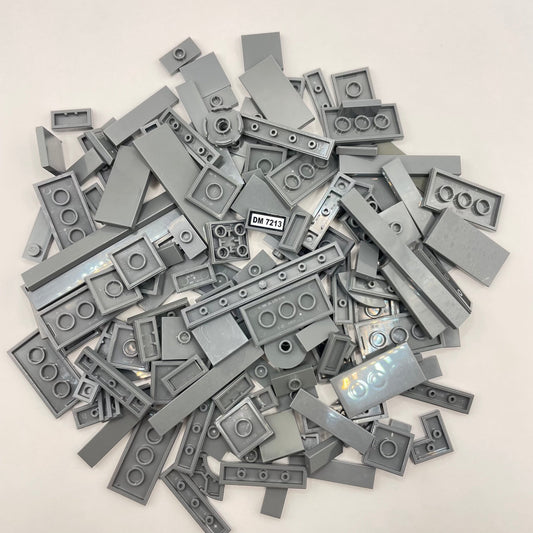 LEGO Dark Bluish Grey, Tiles, Approx. 70g