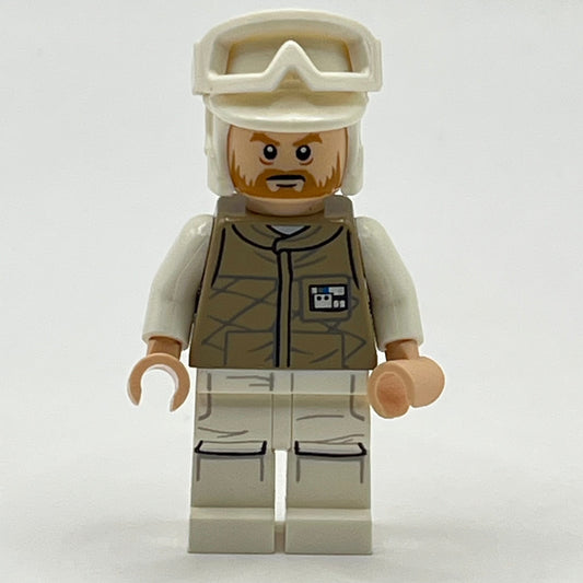 LEGO Hoth Rebel Trooper, Dark Tan Uniform, Star Wars, Minifigure (sw0736)