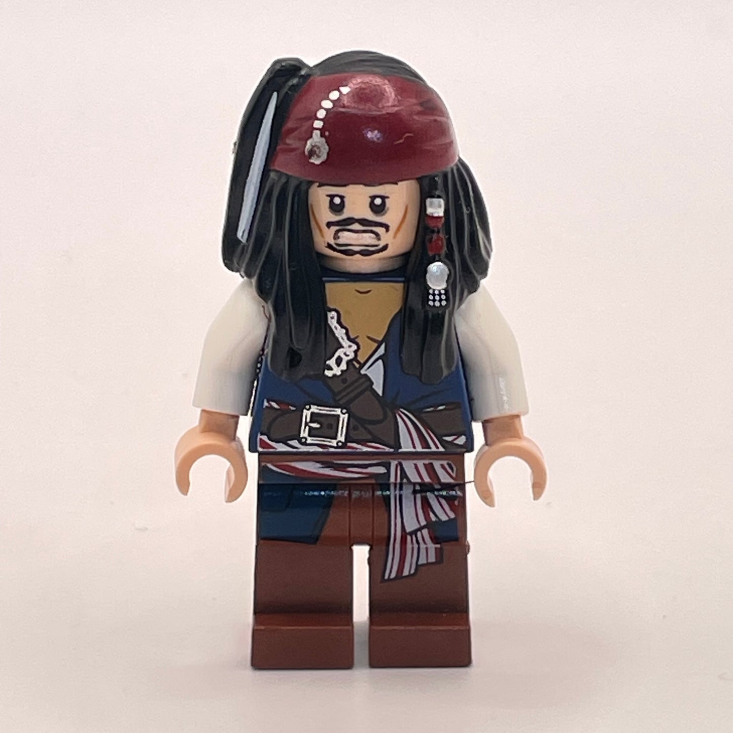 LEGO Captain Jack Sparrow, Pirates of the Caribbean, Minifigure (poc001) marked