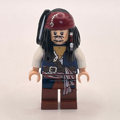 LEGO Captain Jack Sparrow, Pirates of the Caribbean, Minifigure (poc001) marked