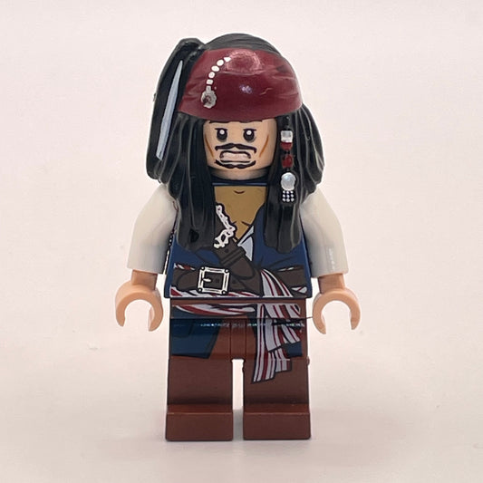 LEGO Captain Jack Sparrow, Pirates of the Caribbean, Minifigure (poc001) marked