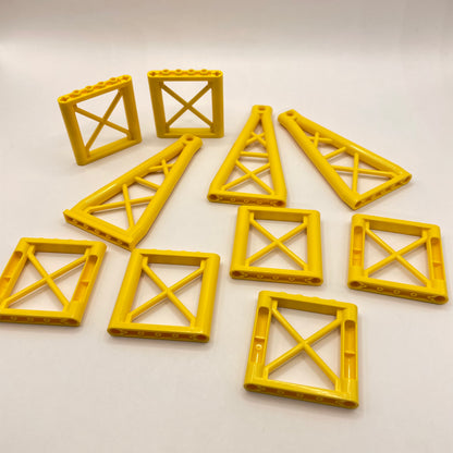 LEGO Girders, Yellow, Building, 10 Pieces