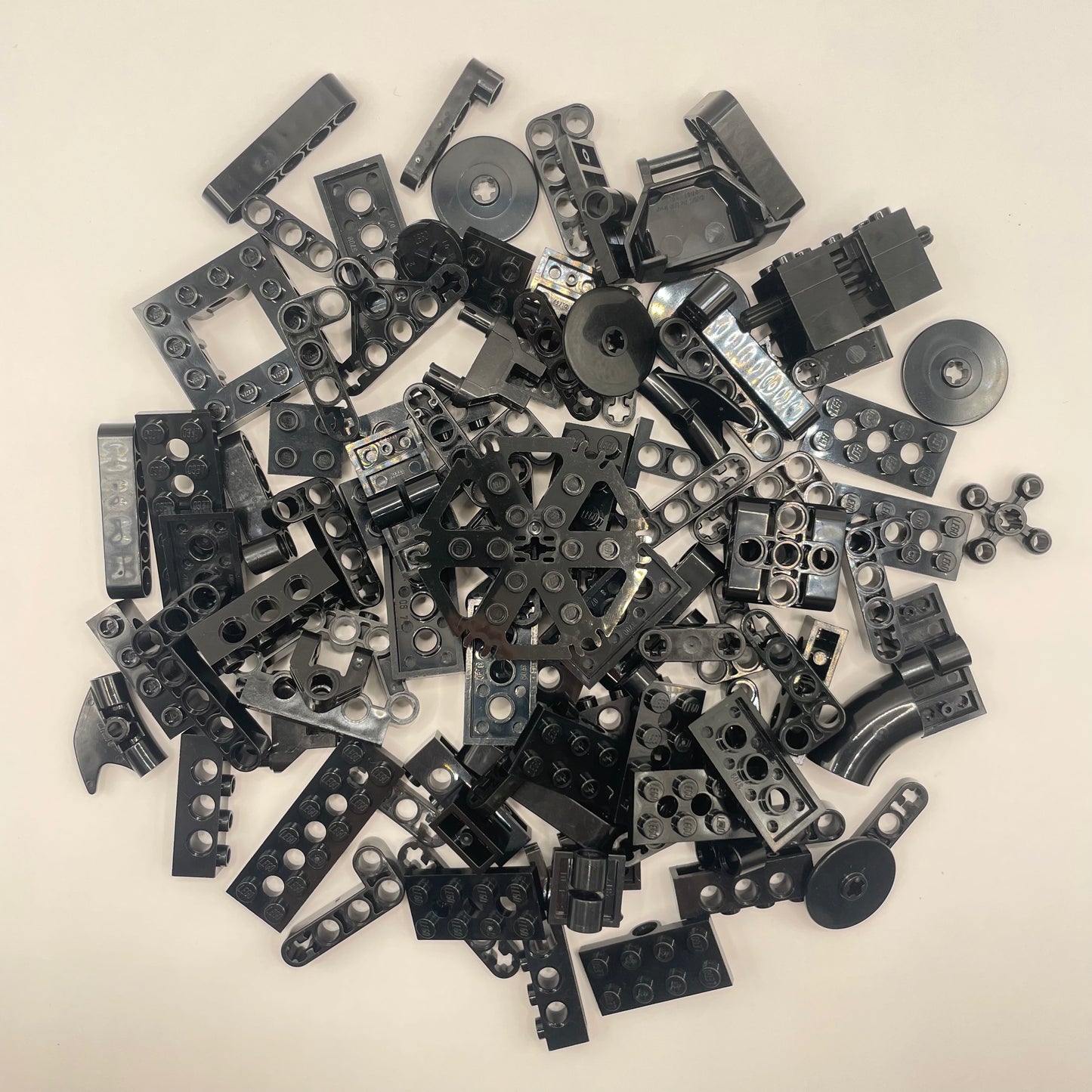 LEGO Technic, Medium, Black, Approx. 125g