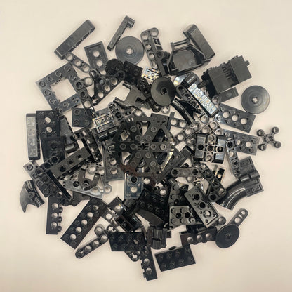 LEGO Technic, Medium, Black, Approx. 125g
