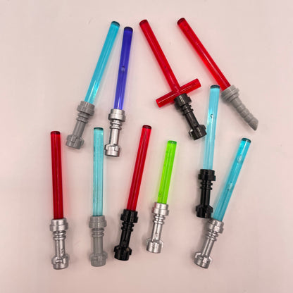 LEGO Lightsabers, Minifigure Accessories, Star Wars, 10 Pieces