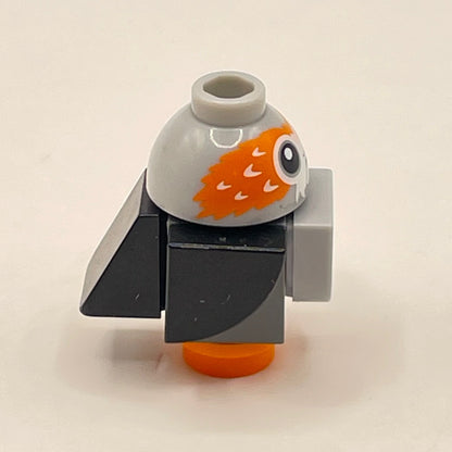 LEGO Porg with Black Wings and V Shape between Eyes, Star Wars, Minifigure (porg01a)
